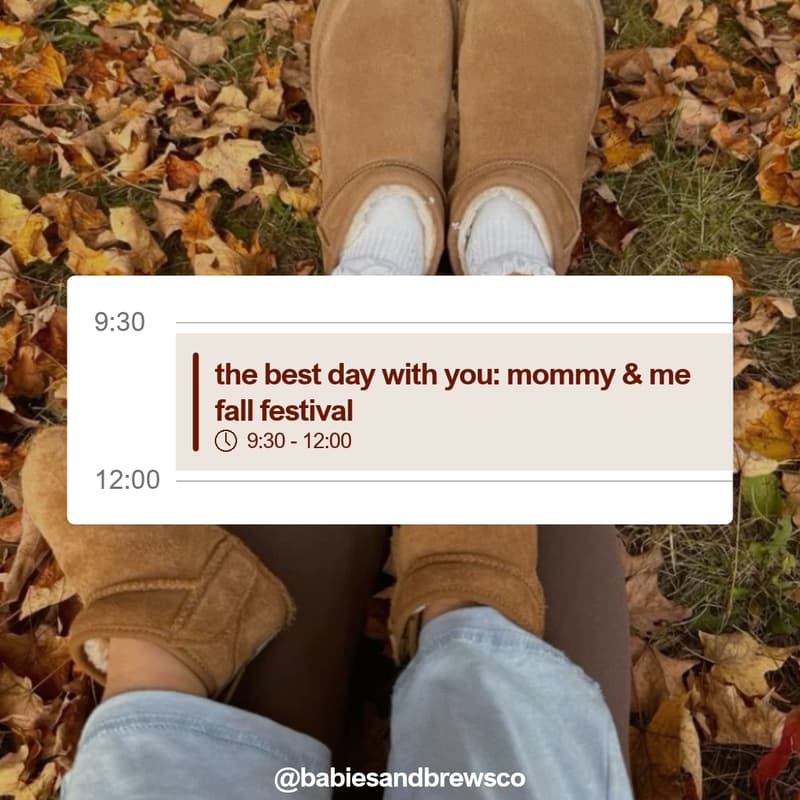 Cover Image for the best day with you: mommy & me fall festival