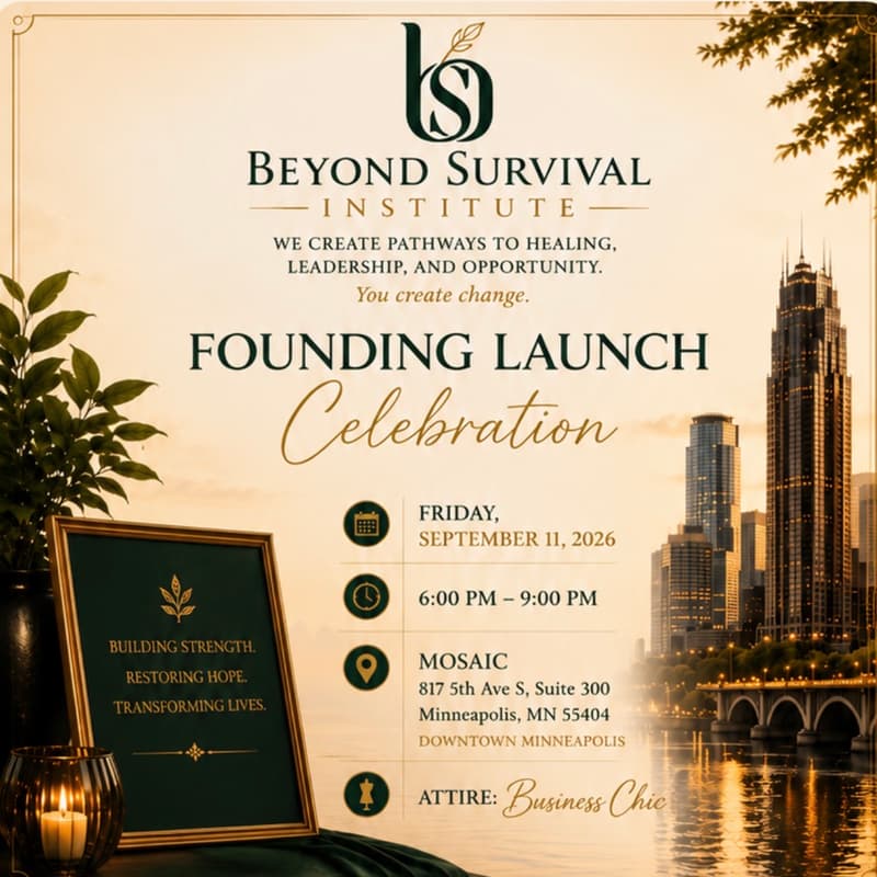 Cover Image for Beyond Survival Institute: Founding Celebration Launch