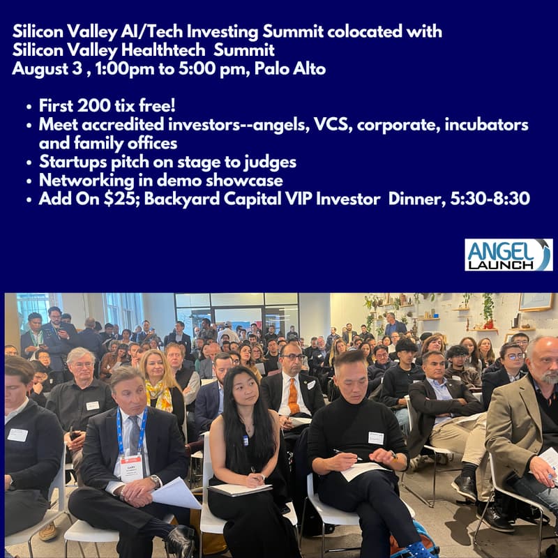 Cover Image for the Silicon Valley AI/Tech Investing Summit