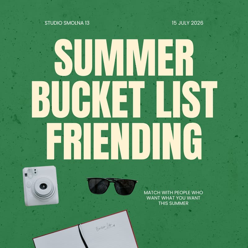 Cover Image for Speed Friending: Summer Bucket List Edition ☀️ | Warsaw (EN)