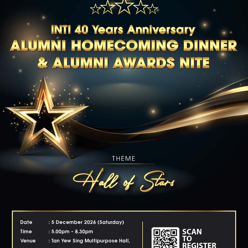 Cover Image for INTI 40 Years Anniversary Alumni Homecoming & Awards Nite