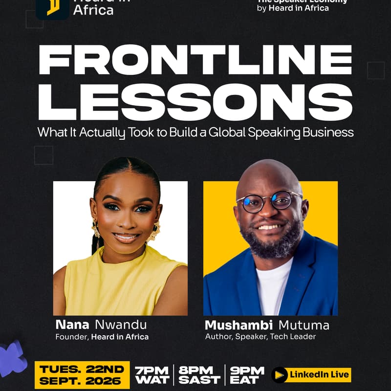 Cover Image for Frontline Lesson - What It Actually Took to Build a Global Speaking Business