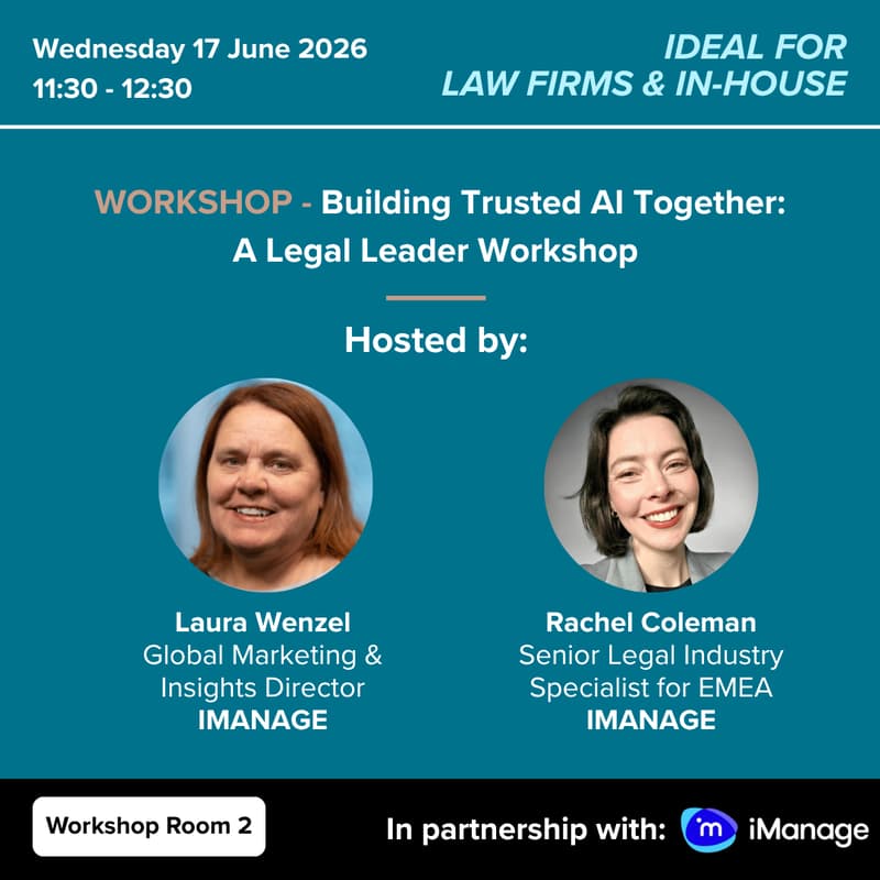 Cover Image for Building Trusted AI Together: A Legal Leader Workshop