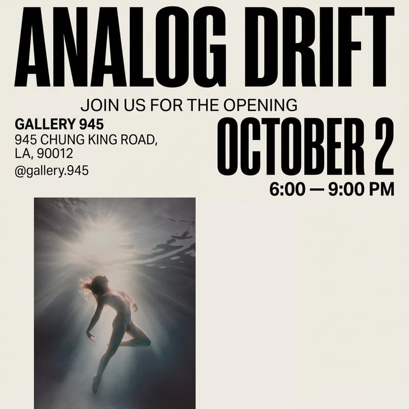 Cover Image for OPENING: Analog Drift - The Hybrid Works of Ed Freeman