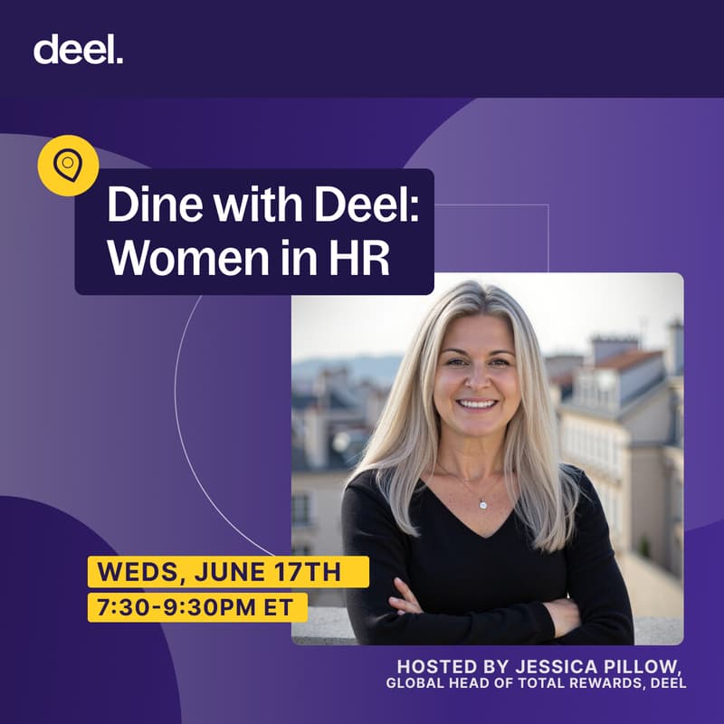 Cover Image for Dine with Deel | Women in HR