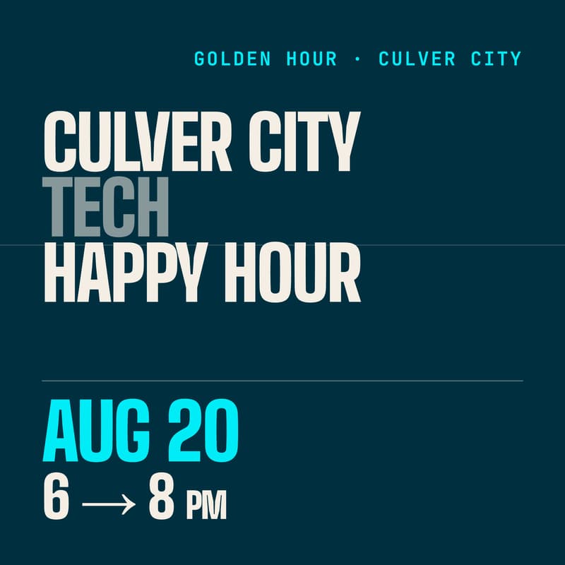 Cover Image for LA Tech Happy Hour - Culver City