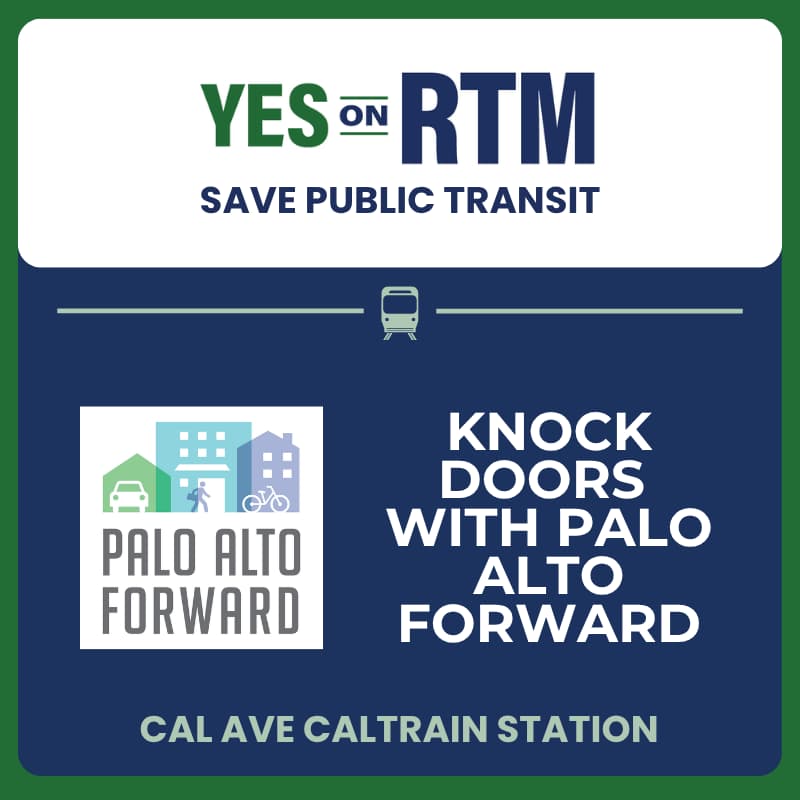 Cover Image for Door Knocking Near California Ave with Palo Alto Forward