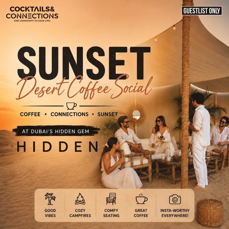 Cover Image for Sunset Desert Coffee Social