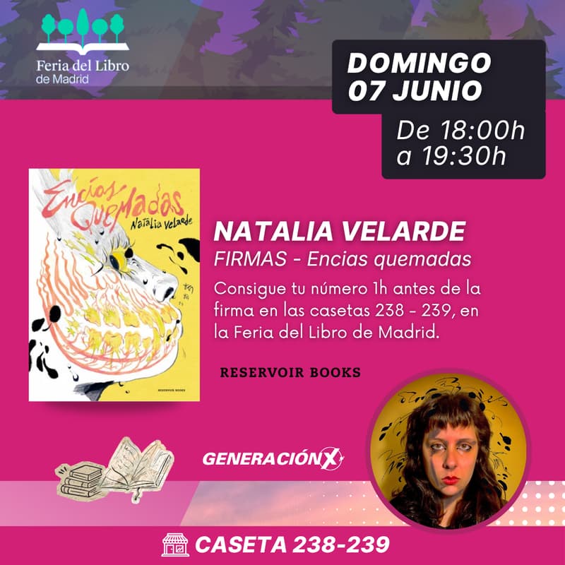 Cover Image for [FLM 26] Firmas "Encías Quemadas" con Natalia Velarde