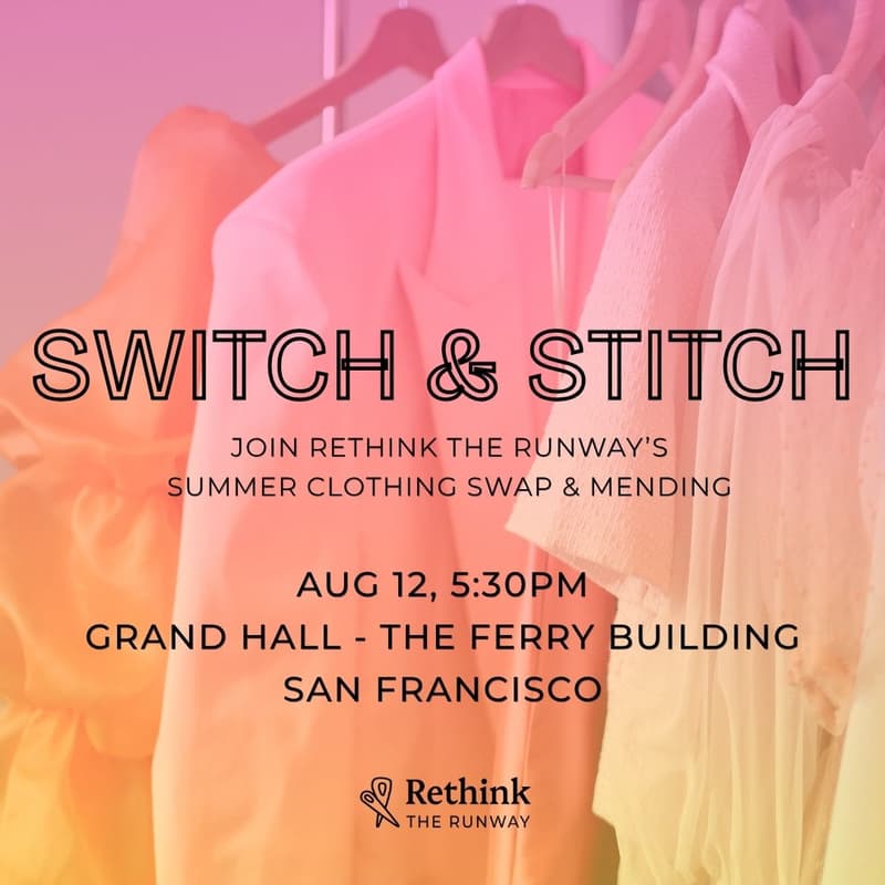 Cover Image for Switch & Stitch: A Rethink The Runway Clothing Swap Market and Mending Counter