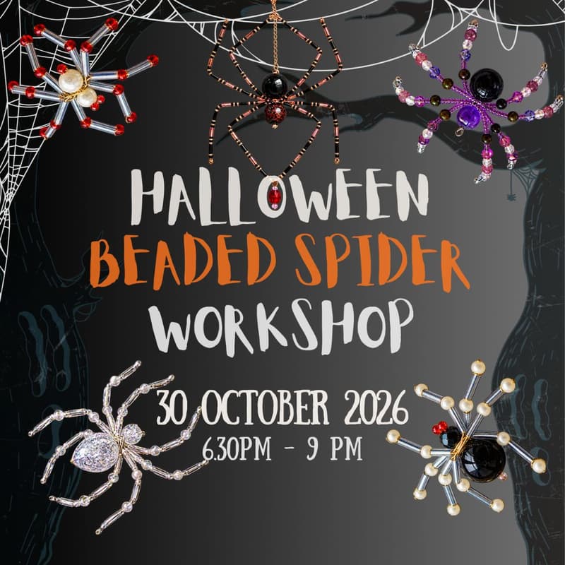 Cover Image for [Craft night with the girls] Beaded Spider Earring Workshop