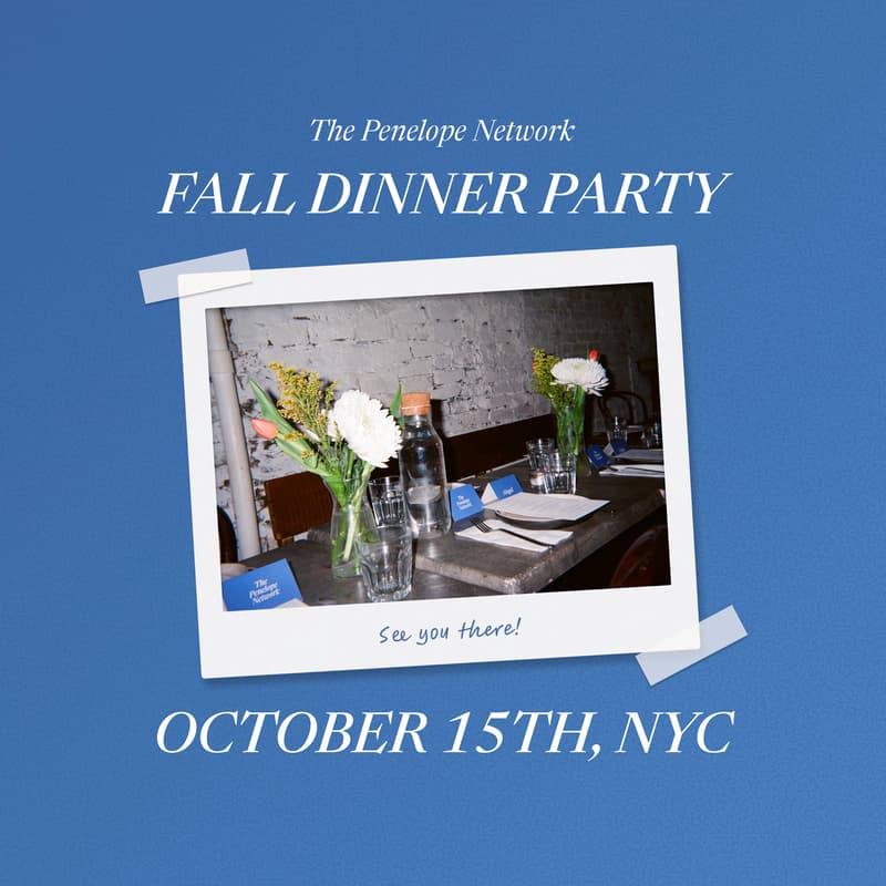 Cover Image for The Penelope Network Fall Dinner Party