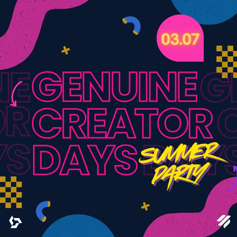 Cover Image for GENUINE CREATOR DAYS