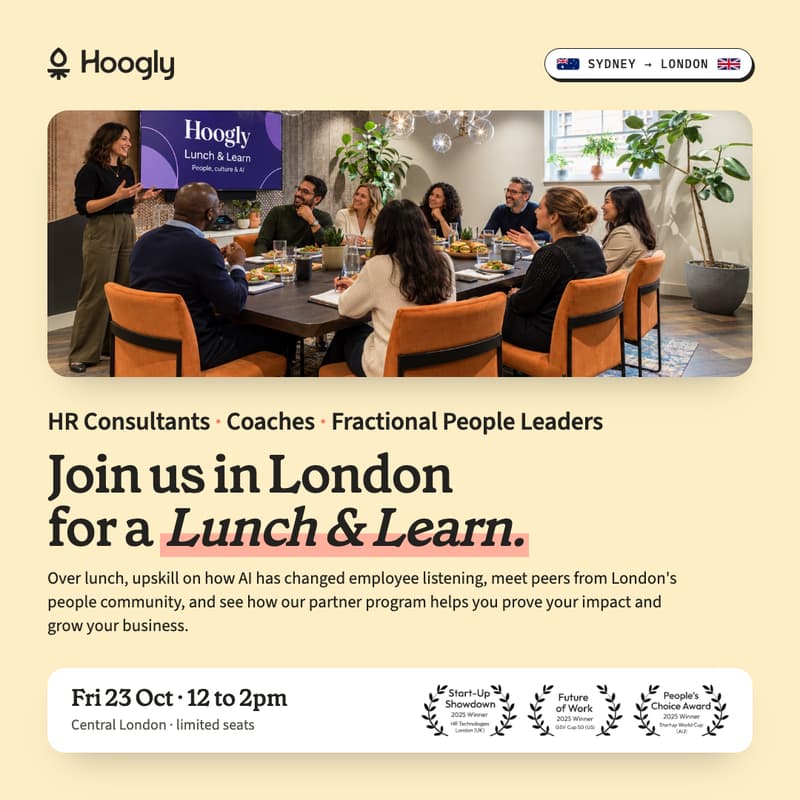 Cover Image for Beyond Surveys: A Lunch & Learn with Hoogly