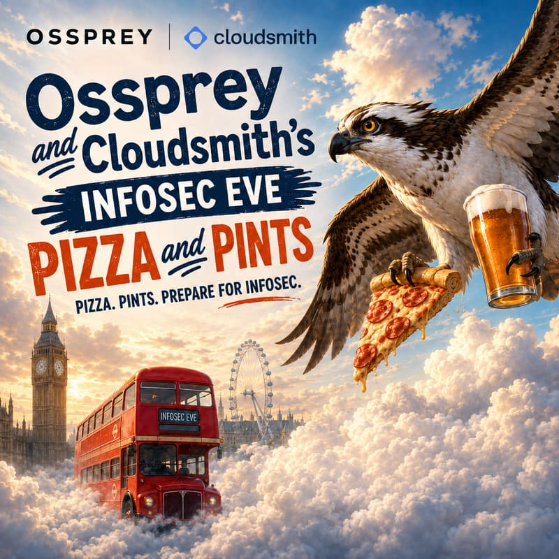 Cover Image for Ossprey and Cloudsmith's: Infosec Eve Pizza and Pints