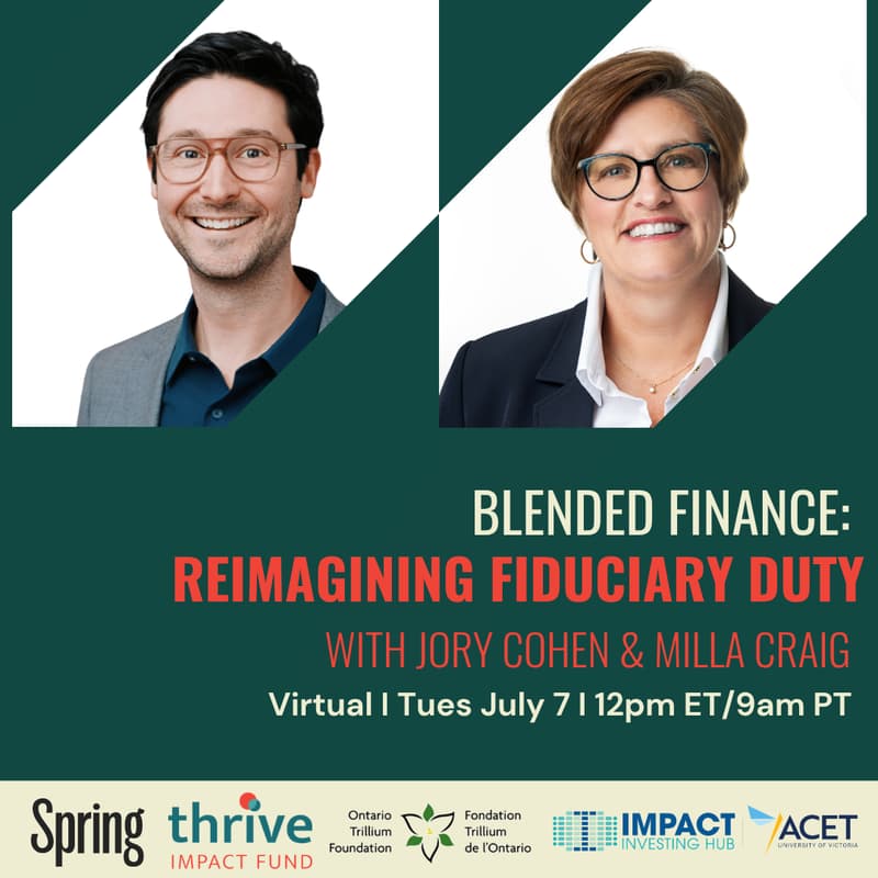 Cover Image for Reimagining Fiduciary Duty: Blended Finance Webinar Series