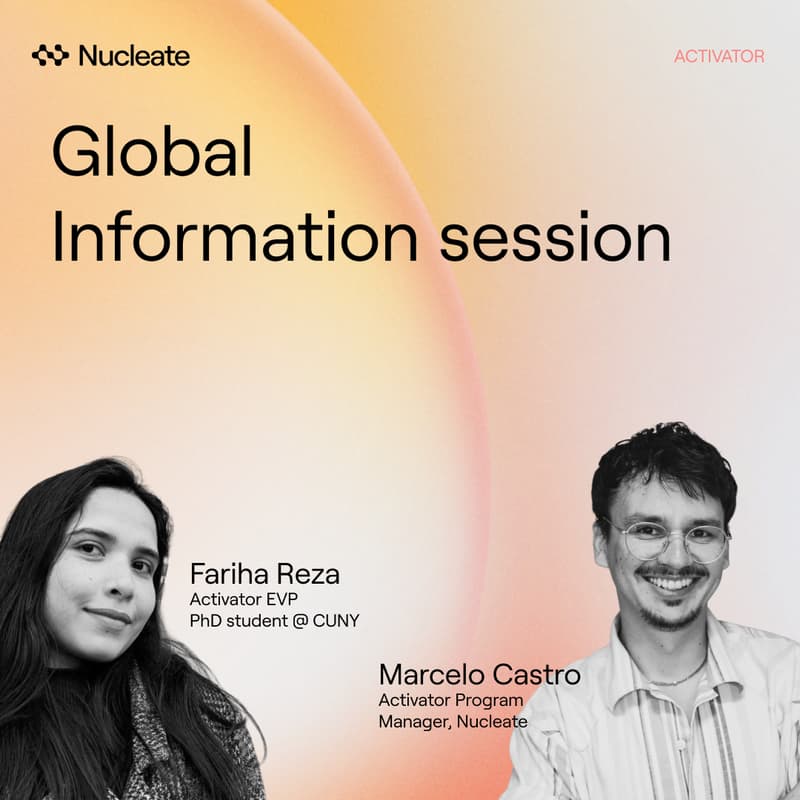 Cover Image for Nucleate Activator: Global Info Session