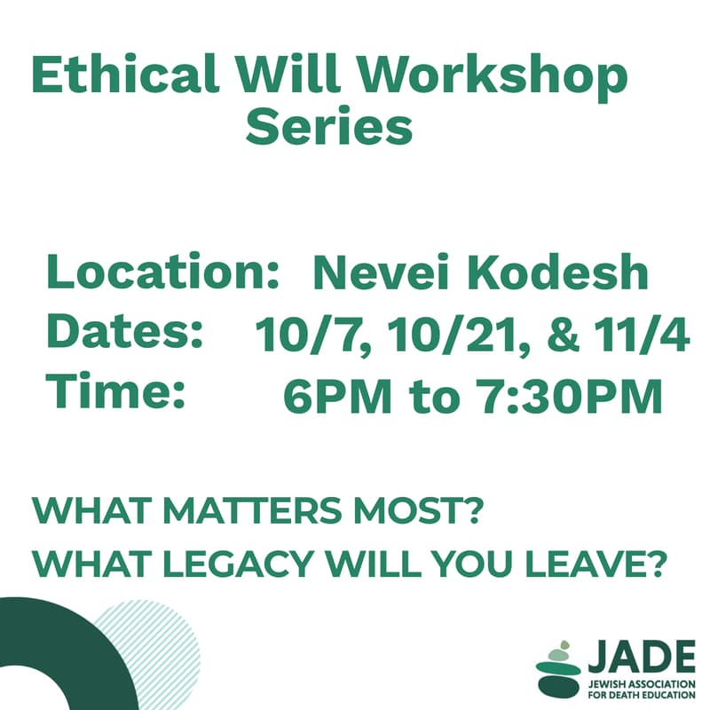Cover Image for What Matters Most? Creating Your Ethical Will