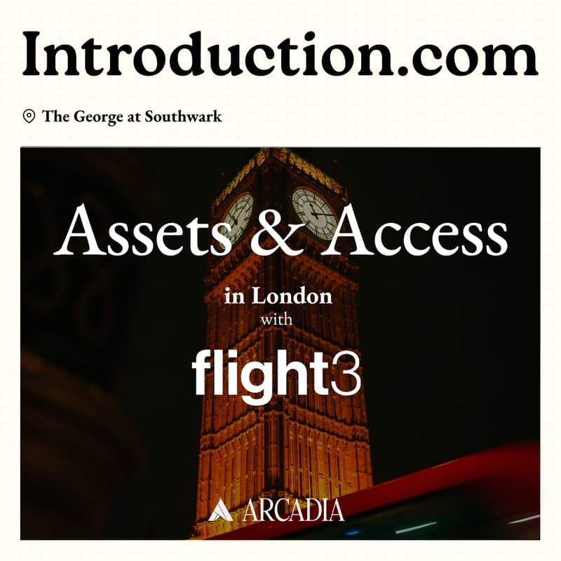 Cover Image for Assets & Access London with Flight3