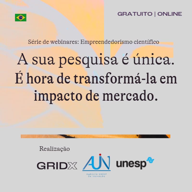 Cover Image for Série de webinares: Empreendedorismo científico
