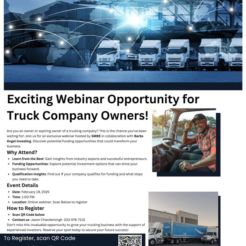Cover Image for Barbs Angel Investing (Transportation)- Webinar