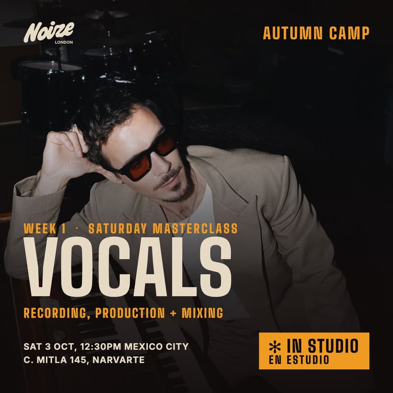 Cover Image for Autumn Camp Week 1: Vocal Recording, Production and Mixing (In Studio / En Estudio)