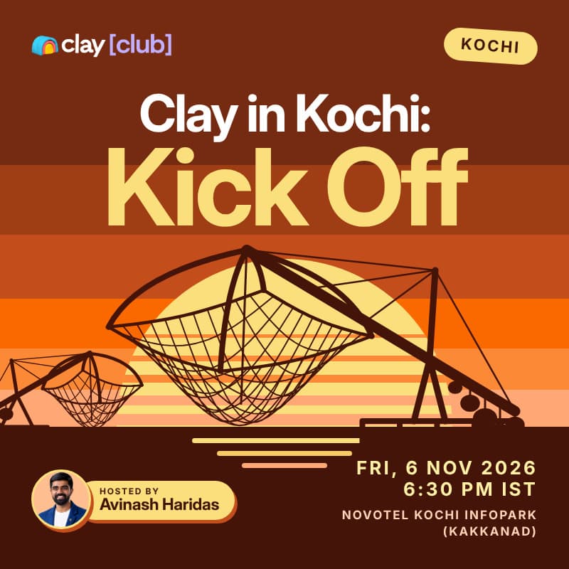 Cover Image for Clay in Kochi: Kick Off