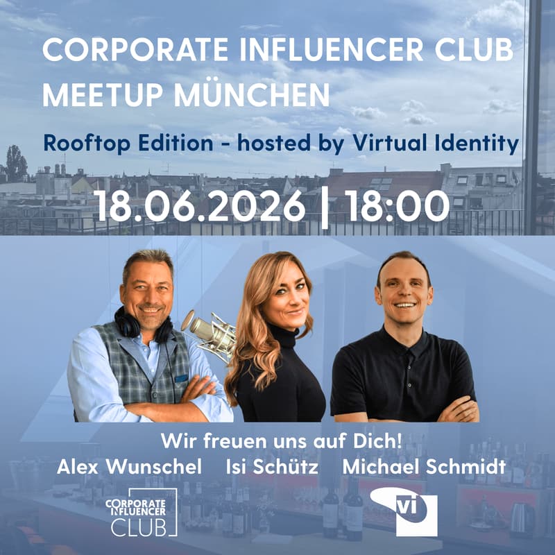 Cover Image for Corporate Influencer Club Meetup - hosted by Virtual Identity