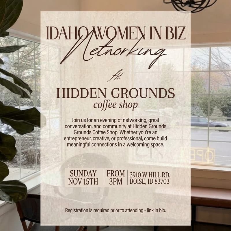 Cover Image for Idaho Women In Biz Network🤎☕️
