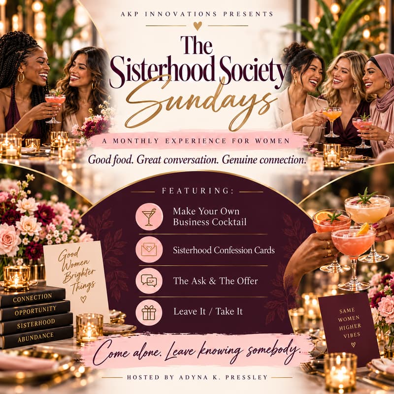 Cover Image for The Sisterhood Society Sundays Presents Soft Life, Strong Boundaries