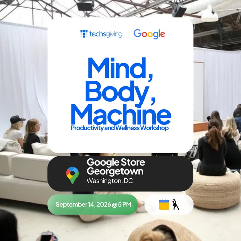 Cover Image for Mind, Body, & Machine: A Google Wellness Event
