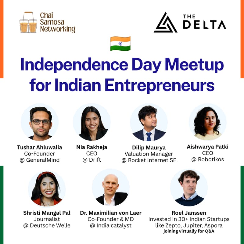 Cover Image for ๐ฎ๐ณ Independence Day Meetup for Indian Entrepreneurs