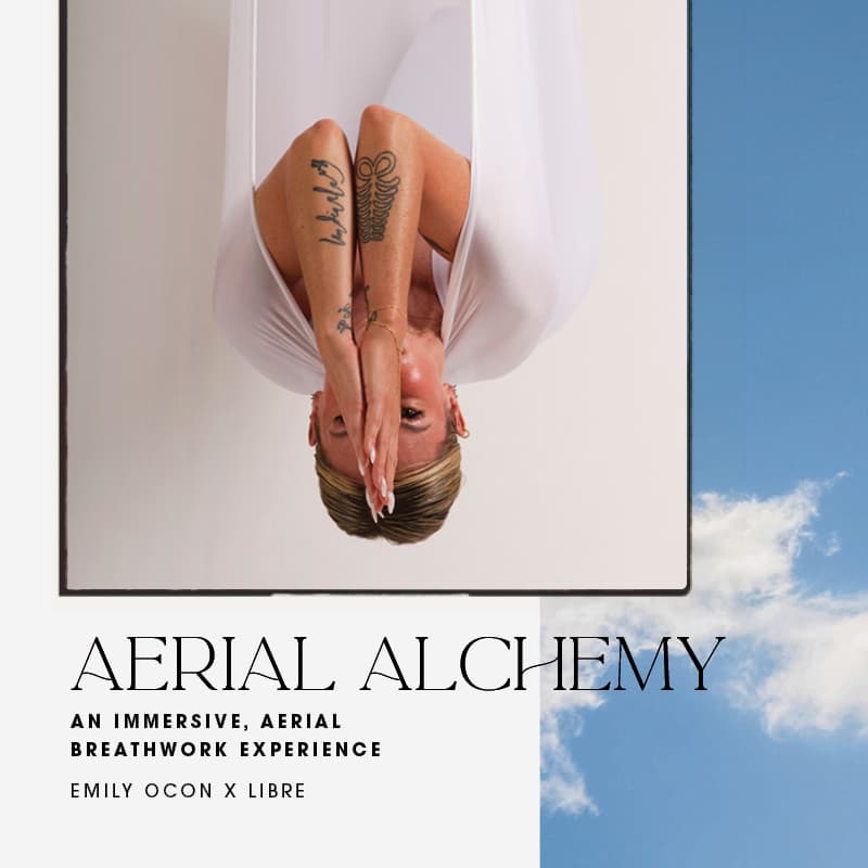 Cover Image for Aerial Alchemy: An Immersive, Aerial Breathwork Experience with Emily Ocon