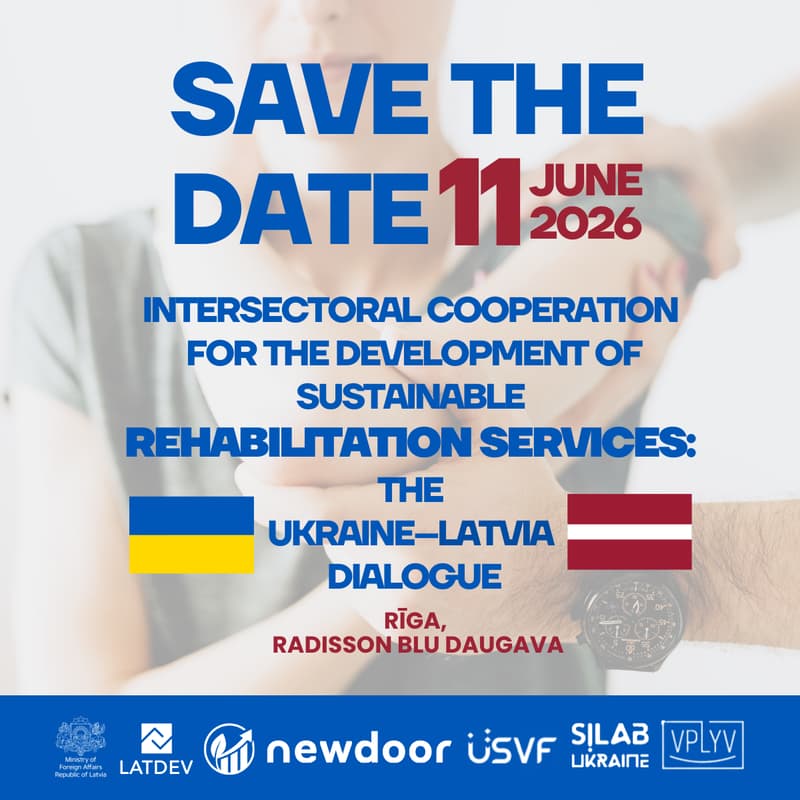 Cover Image for CROSS-SECTORAL COOPERATION FOR REHABILITATION: LATVIA–UKRAINE FORUM (RIGA)