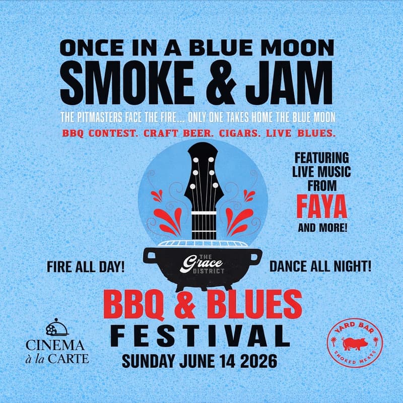 Cover Image for Once In a Blue Moon Smoke & Jam - BBQ Competition And Blues Fest