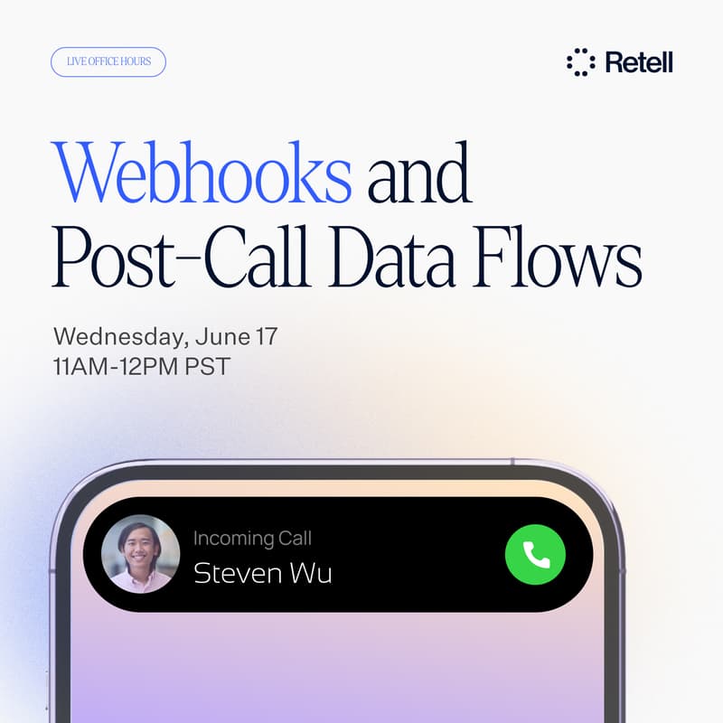 Cover Image for Retell AI Office Hours