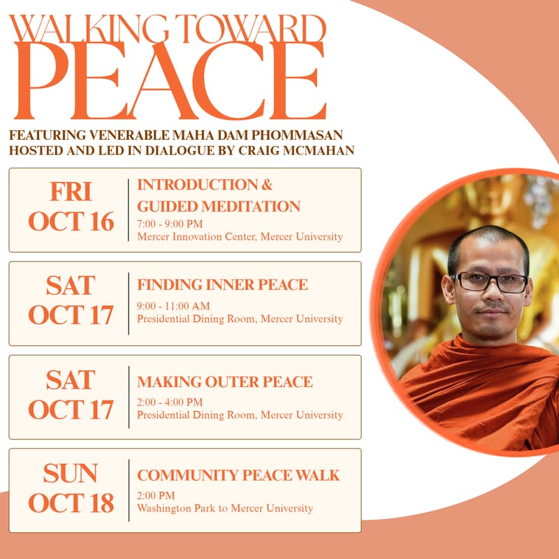 Cover Image for Walking Toward Peace: Weekend Meditation Conference