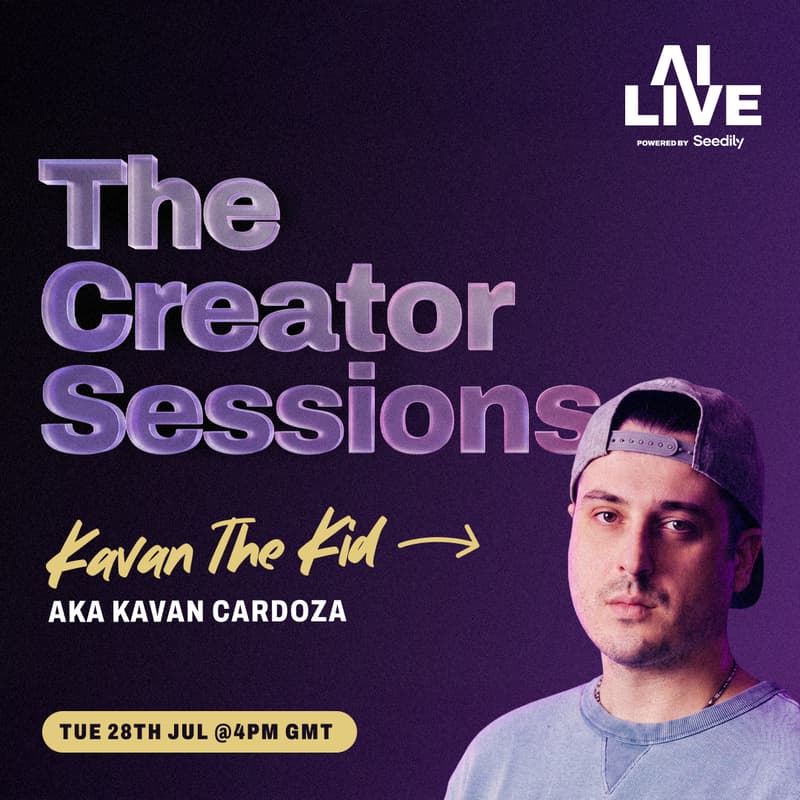 Cover Image for AI LIVE — The Creator Sessions #3: Kavan The Kid