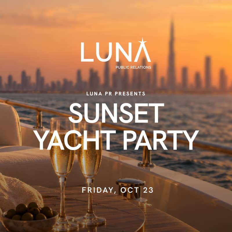Cover Image for Luna PR Sunset Yacht Party 🥂⚓