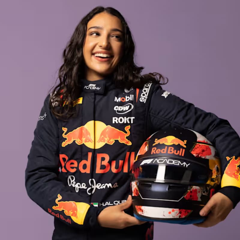 Cover Image for Musly x F1 Race Week with Hamda Al Qubaisi, Emirati Racing Driver | DRVN by Porsche