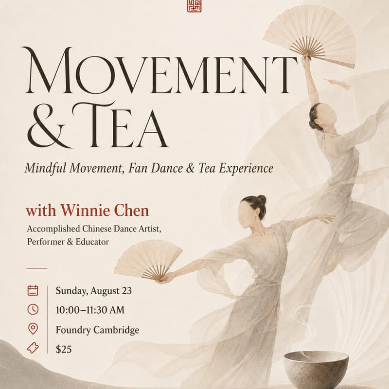 Cover Image for Mindful Movement, Fan Dance & Tea Experience by SAWY