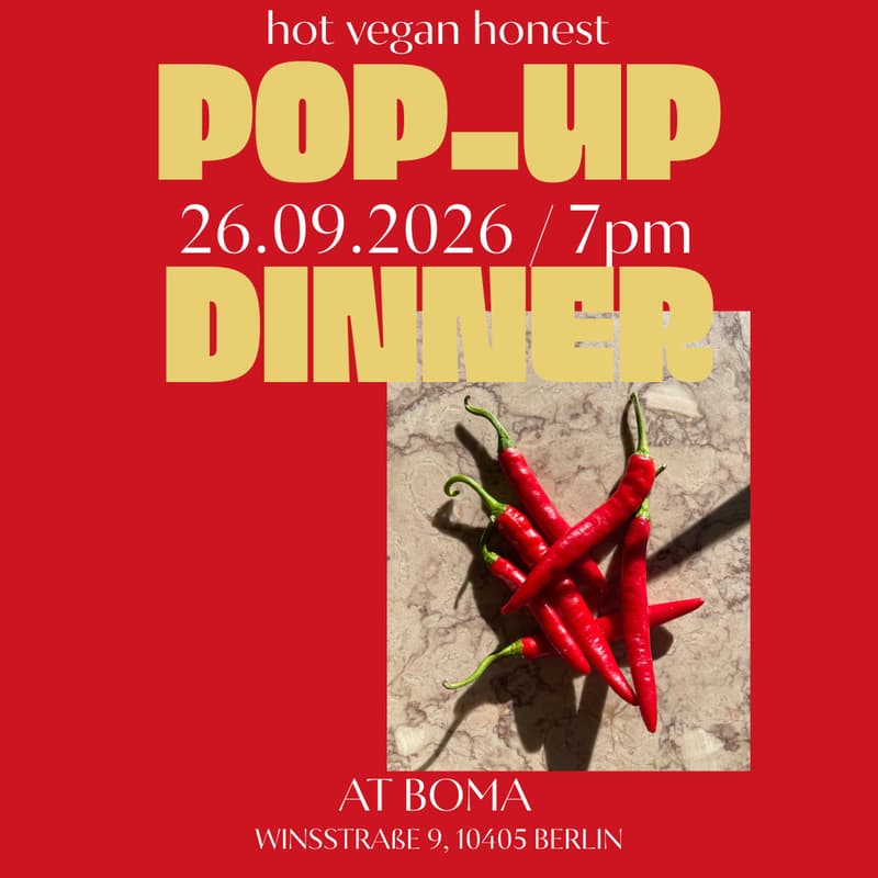 Cover Image for Pop-Up Dinner 26.09.26