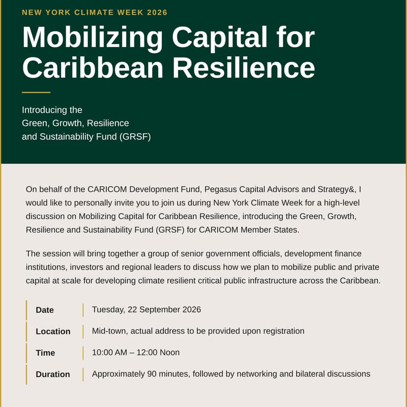 Cover Image for Mobilizing Capital for Caribbean Resilience