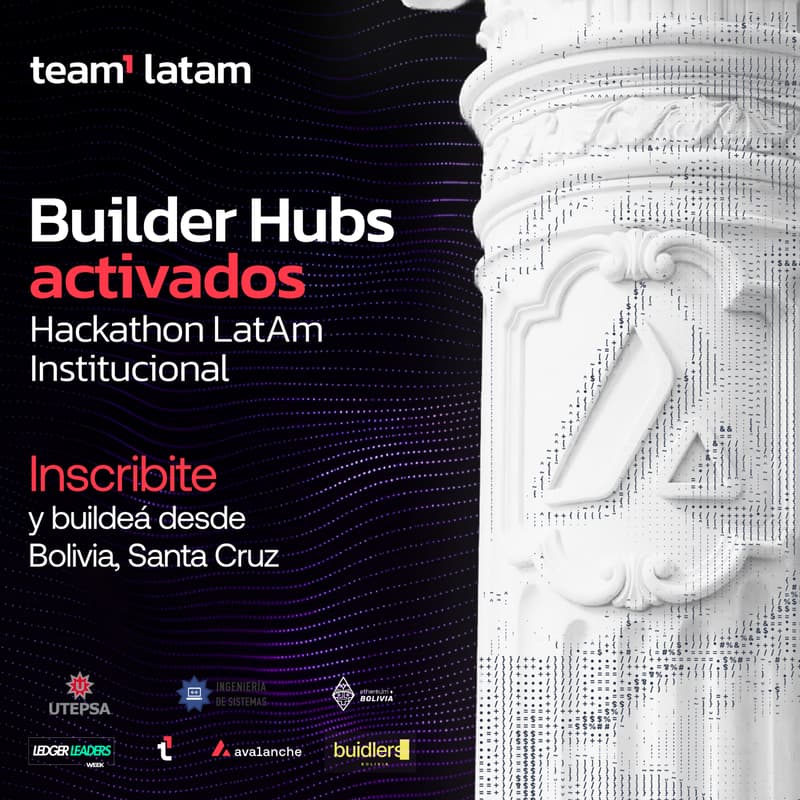Cover Image for Avalanche LATAM - Institutional Hackathon en Bolivia - 16 de Mayo