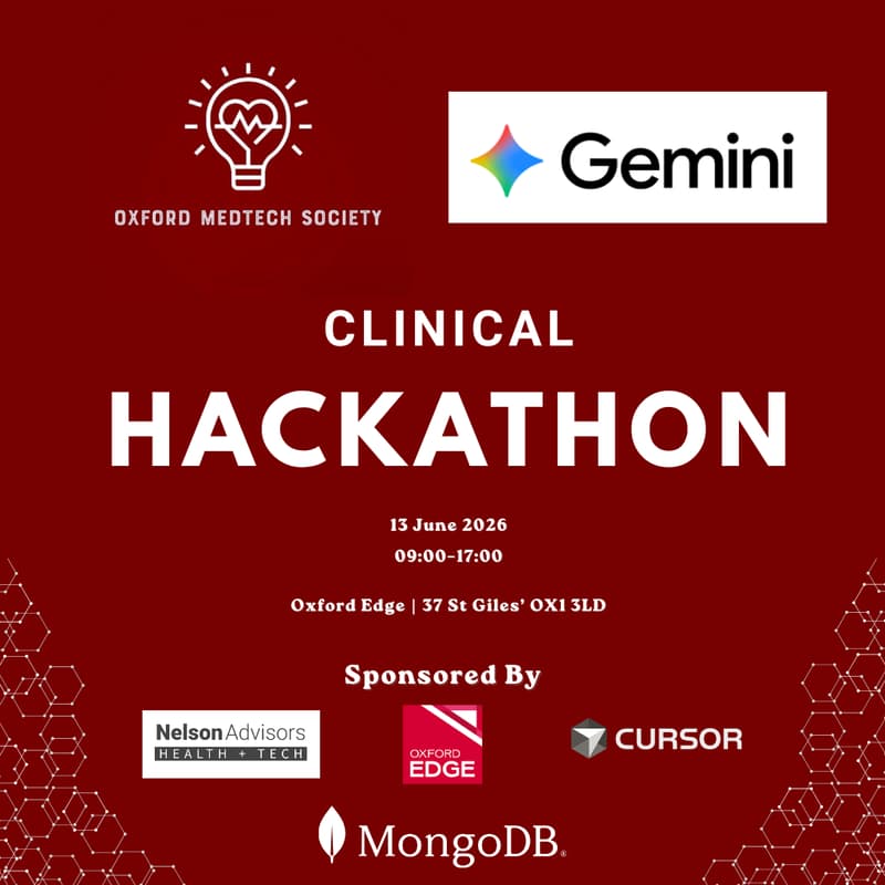 Cover Image for Oxford MedTech Society x Google Gemini Clinical Hackathon