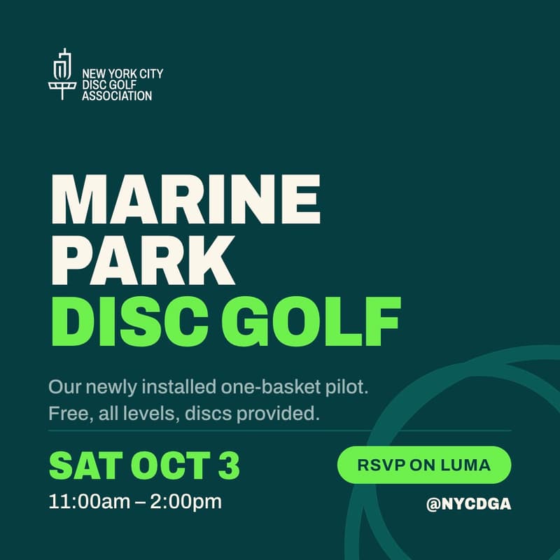 Cover Image for Disc Golf at Marine Park: Putting and a 9 Hole Loop