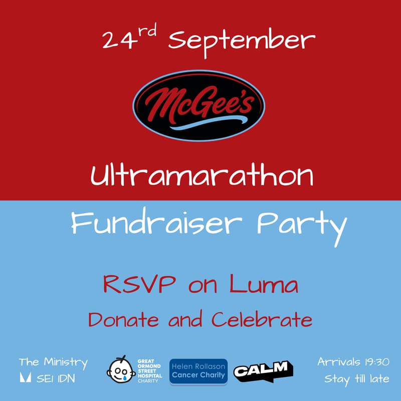 Cover Image for McGee's Ultra Fundraiser