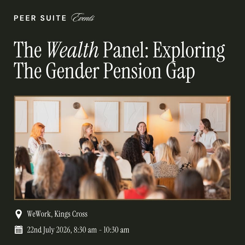 Cover Image for Peer Suite | The Wealth Panel: Exploring The Gender Pension Gap