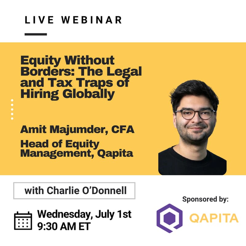 Cover Image for [Webinar] Equity Without Borders: The Legal and Tax Traps of Hiring Globally