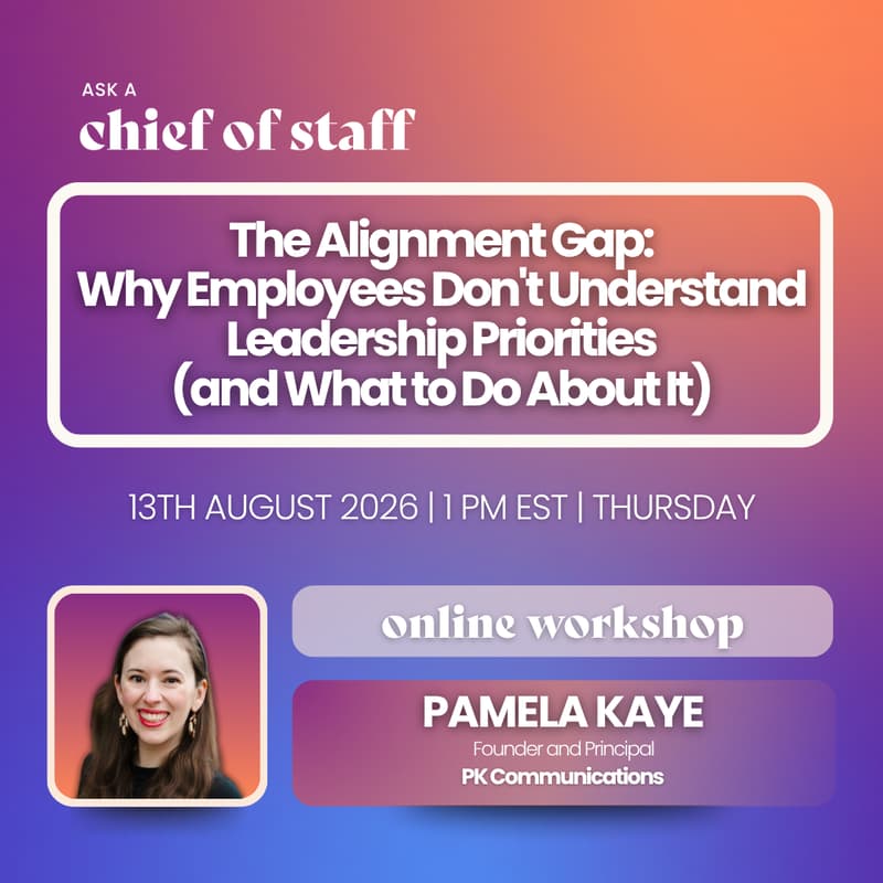Cover Image for The Alignment Gap: Why Employees Don't Understand Leadership Priorities (and What to Do About It)